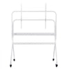 VEVOR Rolling TV Stand, Mobile TV Cart for 35-100 Inch LED/LCD/OLED Flat/Curved TVs, Portable Monitor Stand with Wheels Hold up to 198 lbs for Living Room, Bedroom, Office, Outdoor, Max VESA 800x600mm