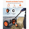 VEVOR Trailer Dolly, 1000lbs Tongue Weight Capacity, Carbon Steel Trailer Mover with 2 inch Ball, 14 inch Pneumatic Tires, Portable Tow Dolly for Moving RV Trailer