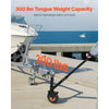 VEVOR Trailer Dolly, 300lbs Tongue Weight Capacity, 16.5 inch and 22 inch Height Adjustable Trailer Dolly, with 1-7/8 inch and 2 inch Balls, 8.5 inch Pneumatic Rubber Tire, for Moving RV Trailer