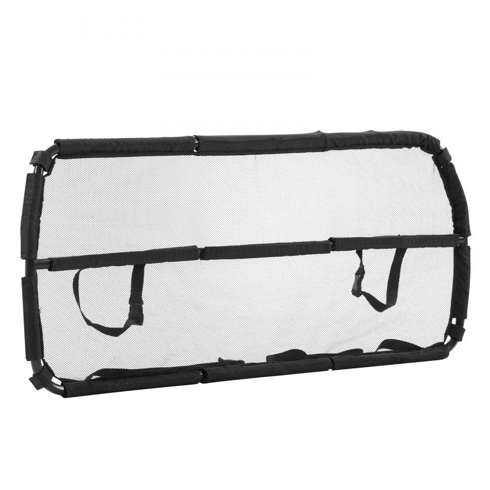 VEVOR Dog Car Barrier, 46" Wide Car Divider for Cargo Area, Vehicle Pet Barrier with See Through Net Mesh, Universal-Fit Dog Car Barrier for Small-Sized SUVs, Trucks and Vehicle, Black