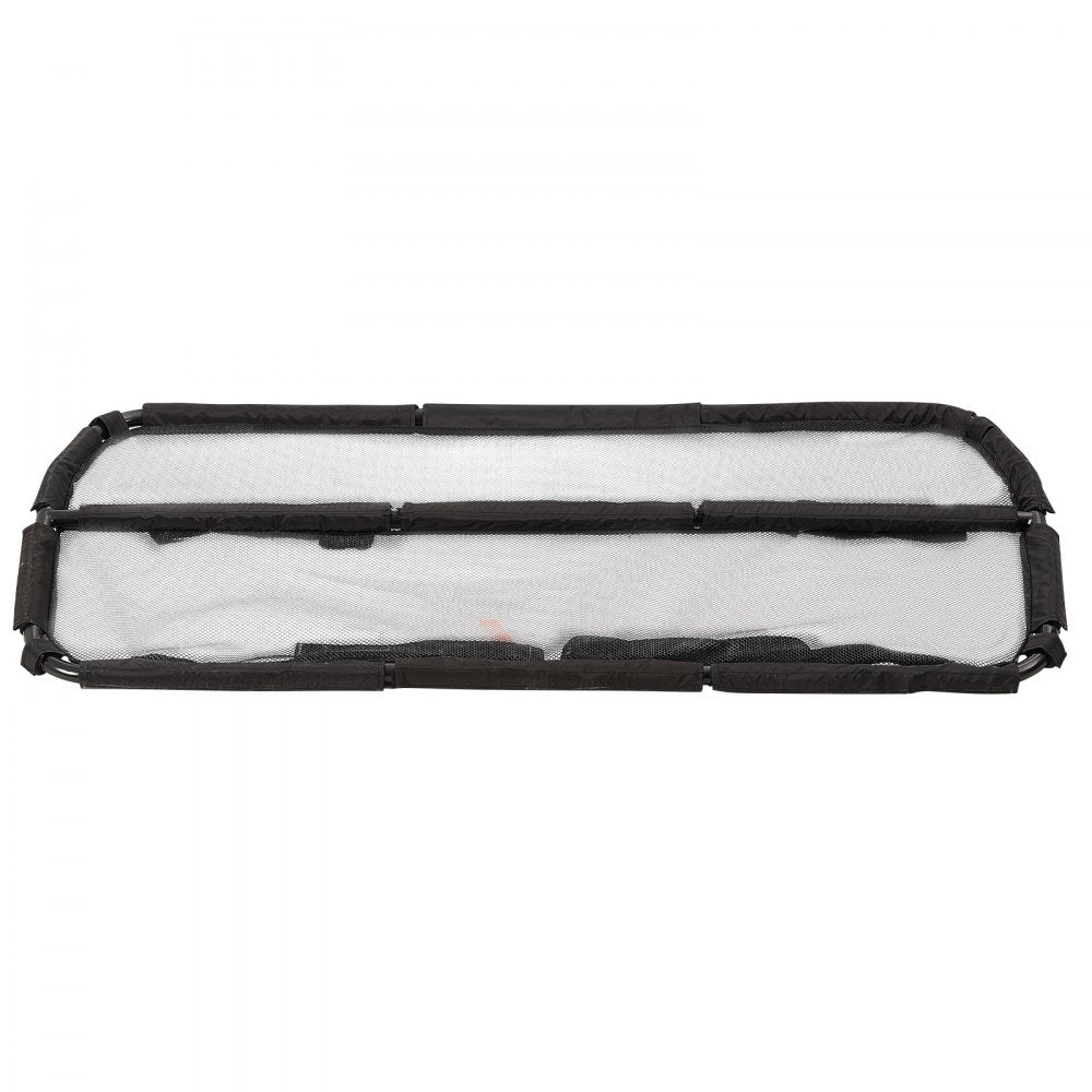 VEVOR Dog Car Barrier, 46" Wide Car Divider for Cargo Area, Vehicle Pet Barrier with See Through Net Mesh, Universal-Fit Dog Car Barrier for Small-Sized SUVs, Trucks and Vehicle, Black