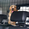 VEVOR Dog Car Barrier, 38"-66.3" Adjustable Car Divider for Trunk Cargo Area, Universal-Fit Back Seat Heavy-Duty Wire Mesh Dogs Separator Guard Net, Vehicle Pet Barrier for Sedans, Trucks and SUVs