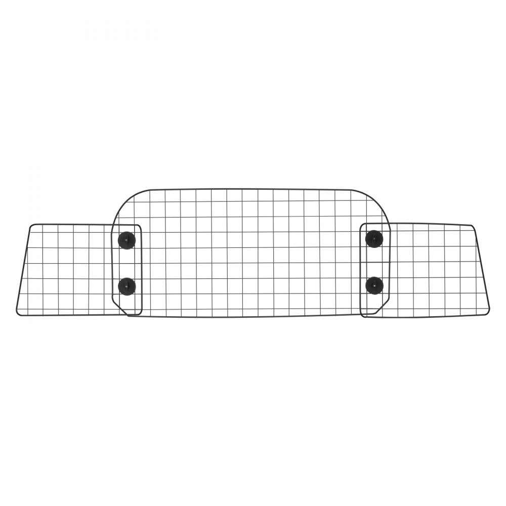 VEVOR Dog Car Barrier, 38"-66.3" Adjustable Car Divider for Trunk Cargo Area, Universal-Fit Back Seat Heavy-Duty Wire Mesh Dogs Separator Guard Net, Vehicle Pet Barrier for Sedans, Trucks and SUVs