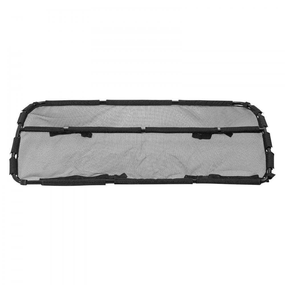 VEVOR Dog Car Barrier, 56" Wide Car Divider for Front Seats Installation, Vehicle Pet Barrier with See Through Net Mesh, Universal-Fit Dog Car Barrier for Full-size Sedans, Trucks, and SUVs, Black