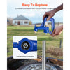 VEVOR Frost Free Outdoor Faucet, Freeze Proof Yard Hydrant Complete Head Assembly, with 1" NPT Galvanized Pipe Thread & 3/4" Hose Connection for Yard, Garden, Pasture Irrigation (Pipe Not Included)