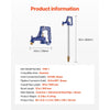 VEVOR Frost Proof Yard Hydrant, 3.25FT Freeze-Proof Outdoor Faucet with 12" Bury Dept, 3/4" NPT Pipe Connection & 3/4" NH Hose Coupling, Heavy-Duty Cast Iron Hydrant for Yard, Garden, Farm Irrigation