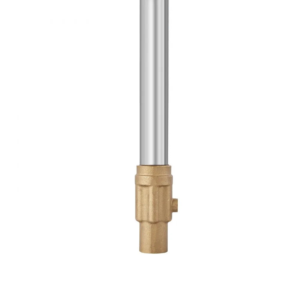 VEVOR Frost Proof Yard Hydrant, 3.25FT Freeze-Proof Outdoor Faucet with 12" Bury Dept, 3/4" NPT Pipe Connection & 3/4" NH Hose Coupling, Heavy-Duty Cast Iron Hydrant for Yard, Garden, Farm Irrigation