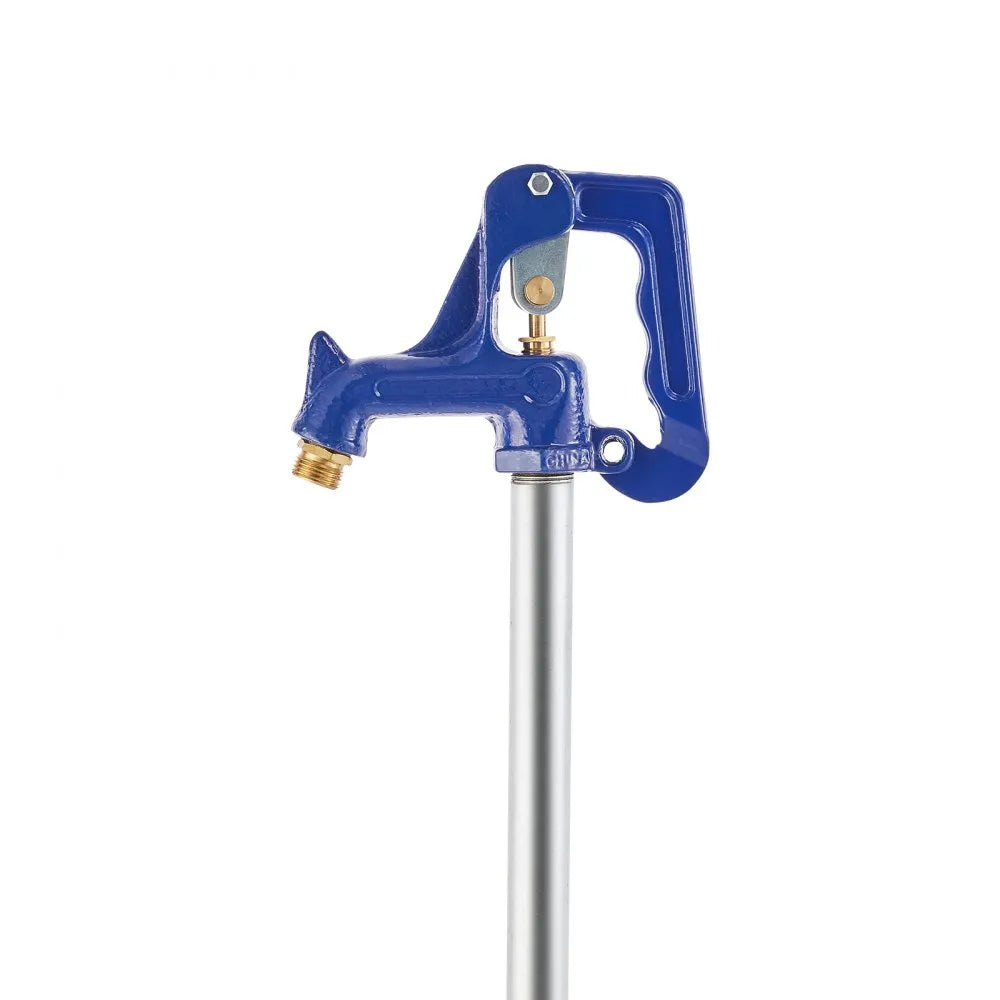 VEVOR Frost Proof Yard Hydrant, 3.25FT Freeze-Proof Outdoor Faucet with 12" Bury Dept, 3/4" NPT Pipe Connection & 3/4" NH Hose Coupling, Heavy-Duty Cast Iron Hydrant for Yard, Garden, Farm Irrigation