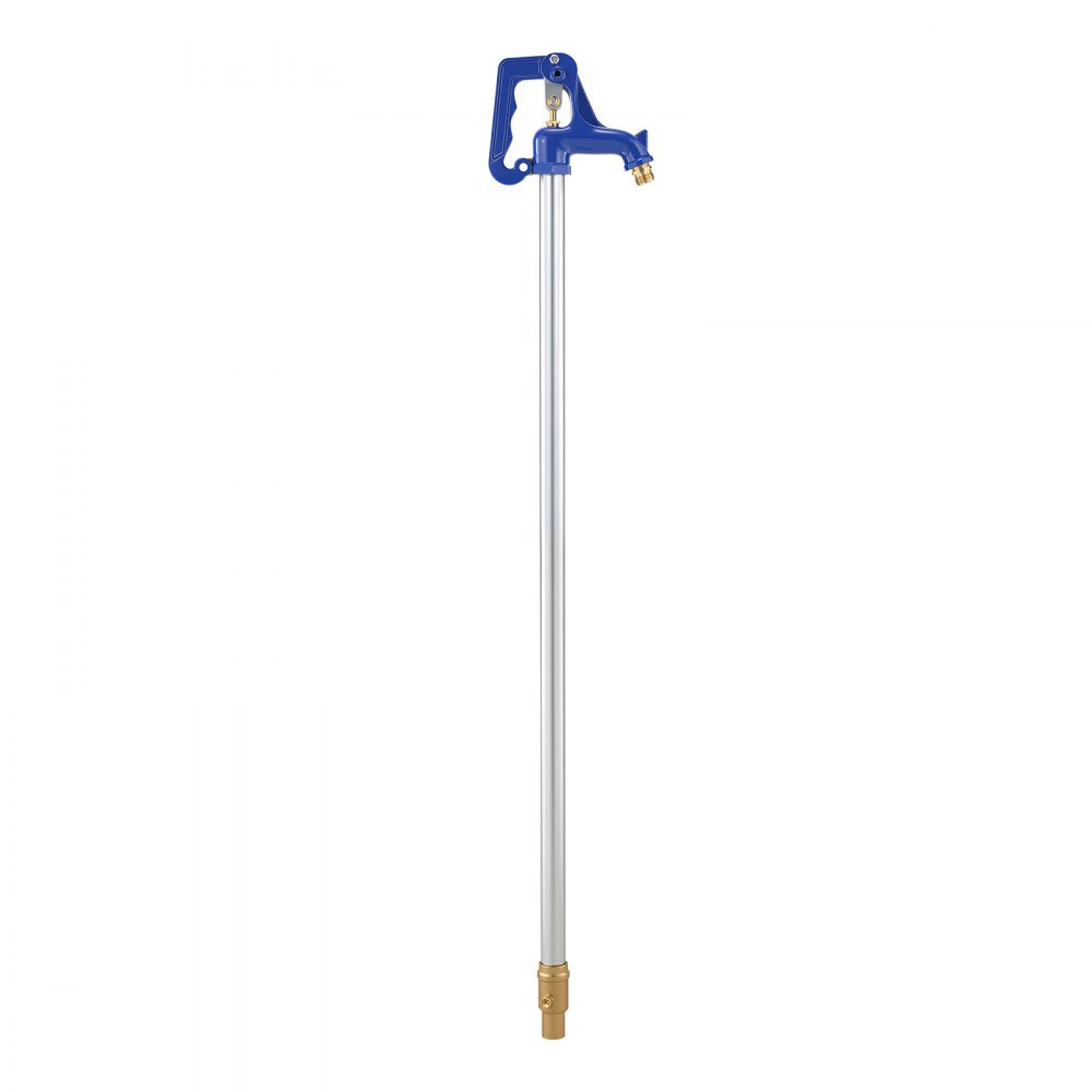 VEVOR Frost Proof Yard Hydrant, 4.2FT Freeze-Proof Outdoor Faucet with 24" Bury Depth, 3/4" NPT Pipe Connection & 3/4" NH Hose Coupling, No Lead Freezeless Hydrant for Yard Garden Farm Irrigation