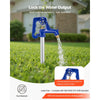 VEVOR Frost Proof Yard Hydrant, 3.22FT Freeze-Proof Outdoor Faucet with 12" Bury Depth, 3/4" NPT Pipe Connection, Lever Handle + Handwheel, No Lead Freezeless Hydrant for Yard Garden Farm Irrigation