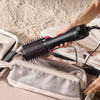VEVOR Hair Blow Dryer Brush, 4 in 1 Ionic Hair Dryer and Styler Volumizer with 2.95" Ceramic Coating Oval Barrel & 3 Heat Settings, Professional Hot Air Styling Brush for Straightening Drying Curling