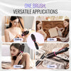 VEVOR Hair Blow Dryer Brush, 4 in 1 Ionic Hair Dryer Styler and Volumizer with Electroplated Titanium & 2.56" Ceramic Coating Oval Barrel, 3-Temp Hot Air Styling Brush for Drying Straightening Curling