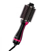 VEVOR Hair Blow Dryer Brush, 4 in 1 Ionic Hair Dryer Styler and Volumizer with Electroplated Titanium & 2.95" Ceramic Coating Oval Barrel, 3-Temp Hot Air Styling Brush for Drying Straightening Curling