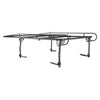 VEVOR Truck Ladder Rack 1500LBS Capacity Universal Over-Cab Trucks Bed Rack, 51.2"-75" Adjustable for Kayak Surfboard Lumber, Non-Drilling Installation, Heavy Duty Steel Support for Long Heavy Cargo
