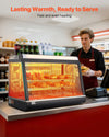 VEVOR 3-tier food warmer display in use on countertop - promotional