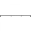 VEVOR Pipe Stair Handrail, 10FT Staircase Handrail, 440LBS Load Capacity Carbon Steel Pipe Handrail, Industrial Pipe Handrail with Wall Mount Support, Round Corner Wall Handrailing for Indoor, Outdoor