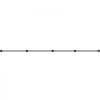 VEVOR Pipe Stair Handrail, 13FT Staircase Handrail, 440LBS Load Capacity Carbon Steel Pipe Handrail, Industrial Pipe Handrail with Wall Mount Support, Round Corner Wall Handrailing for Indoor, Outdoor