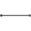 VEVOR Pipe Stair Handrail, 3FT Staircase Handrail, 440LBS Load Capacity Carbon Steel Pipe Handrail, Industrial Pipe Handrail with Wall Mount Support, Round Corner Wall Handrailings for Indoor, Outdoor
