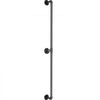VEVOR Pipe Stair Handrail, 4FT Staircase Handrail, 440LBS Load Capacity Carbon Steel Pipe Handrail, Industrial Pipe Handrail with Wall Mount Support, Round Corner Wall Handrailings for Indoor, Outdoor
