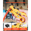 VEVOR Coax Cable Crimper Kit, Coaxial Cable Compression Kit with a Crimping Tool, a Wire Stripper, and 30PCS F-Type RG6 Connector, Compatible with RG6, RG59, RG11 Coax Cable, Lightweight & Portable