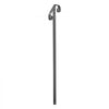 VEVOR Handrails for Outdoor Steps, 1-2 Step Single-Post Stair Hand Rail Kit, Gray Stair Rails for Seniors, Concrete Steps & Porch & Deck, Heavy-Duty Galvanized Steel Railings w/ Installation Hardware