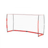 VEVOR Soccer Goal 12 x 6 FT Soccer Net for Backyard Collapsible Base Red, Portable & Quick Setup Set, with Metal Base, Carry Bag, Ground Stakes, for Youth & Adults Outdoor Backyard Practice Training