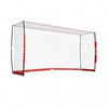 VEVOR Soccer Goal 12 x 6 FT Soccer Net for Backyard Collapsible Base Red, Portable & Quick Setup Set, with Metal Base, Carry Bag, Ground Stakes, for Youth & Adults Outdoor Backyard Practice Training