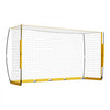 VEVOR Portable Soccer Goal, 12x6 ft Adults Kids Backyard Soccer Net, Large Practice Soccer Net, Steel Fiberglass Structure Training Goal Set, All-Weather Outdoor Soccer Goals with Carry Bag, Yellow