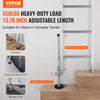 VEVOR Ladder Levler, 23.4 inch Steel 550lbs Load Ladder Leveling Tool, Pitch Hopper, Stair Ladder Stabilizer with Storage, Easy to Use for All Surfaces,Extension Ladder Accessories for Uneven Ground