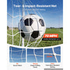 VEVOR Soccer Goal 12 x 6 FT Soccer Goal for Backyard with Iron Frame PE Net, Portable & Durable Set, High-Strength Net, Ground Stakes, Straps, for Youth & Adults Outdoor Backyard Practice Training