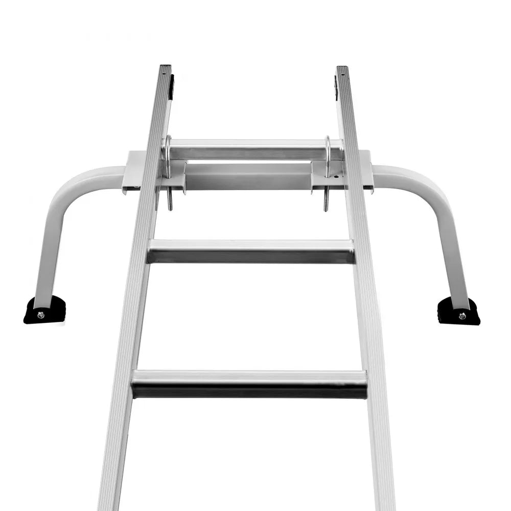 VEVOR Ladder Stabilizer, Extension Ladder Standoff, Heavy Duty Wing Span/Wall Ladder Accessories for Roof Gutter, Easy to Use & Wide Adaptability & Anti-slip Rubber Feet, 330 lbs Weight Rating
