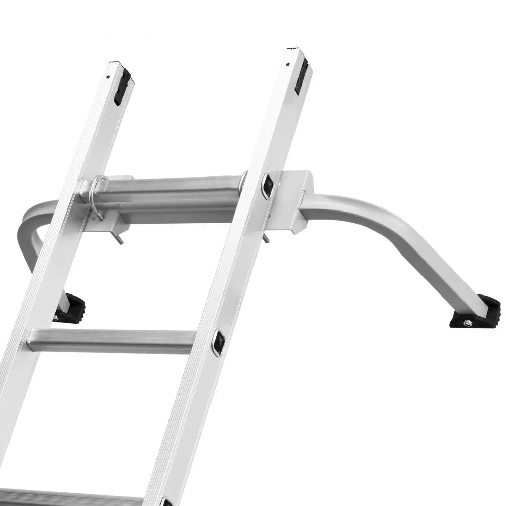 VEVOR Ladder Stabilizer, Extension Ladder Standoff, Heavy Duty Wing Span/Wall Ladder Accessories for Roof Gutter, Easy to Use & Wide Adaptability & Anti-slip Rubber Feet, 330 lbs Weight Rating