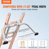 VEVOR Ladder Stabilizer, Heavy Duty Steel Ladder Roof Hook, Ladder Stabilizer with Wing Span/Wall Extension Accessory, Stable Ladder Standoff Arms for Roof Gutter with Anti-Slip Rubber Feet
