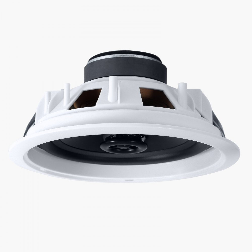 VEVOR Bluetooth Ceiling Speakers, 6.5", In Ceiling & In-Wall Speaker System with Amplifier, 2-Way, for Damp and Humid Placement, Home Theater, Covered Outdoor Patio and Flush Mount Wired, 4 Speakers
