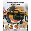 VEVOR Dado Blade Set, 8 inch Diameter, 12 Sharp Alloy Teeth, 5/8 inch Arbor, Fine Finish, Stacking Dado Blades with Chippers and Shims, Noise-Reducing Heat Vents, for Cutting Plywood, OSB, Hardwood