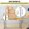 VEVOR Hairpin Table Legs 16\" Black Set of 4 Desk Legs 880lbs Load Capacity (Each 220lbs) Hairpin Desk Legs 3 Rods for Bench Desk Dining End Table Chairs Carbon Steel DIY Heavy Duty Furniture Legs