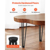 VEVOR Hairpin Table Legs 20\" Black Set of 4 Desk Legs 880lbs Load Capacity (Each 220lbs) Hairpin Desk Legs 3 Rods for Bench Desk Dining End Table Chairs Carbon Steel DIY Heavy Duty Furniture Legs