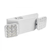 VEVOR 4 Pack Emergency Lights for Business, with Battery Backup, Commercial LED Emergency Exit Lighting Fixtures, AC 120/277V, with Two Square Head Adjustable, 90-Minute Backup, for Business, White