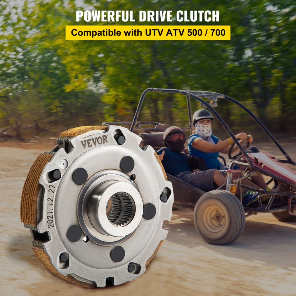 VEVOR Wet Clutch Kits Assembly compatible with UTV ATV 500 700 MSU-500 MSU-700 Massimo Alligator Menards Yardsport Qlink FrontRunner Supermach