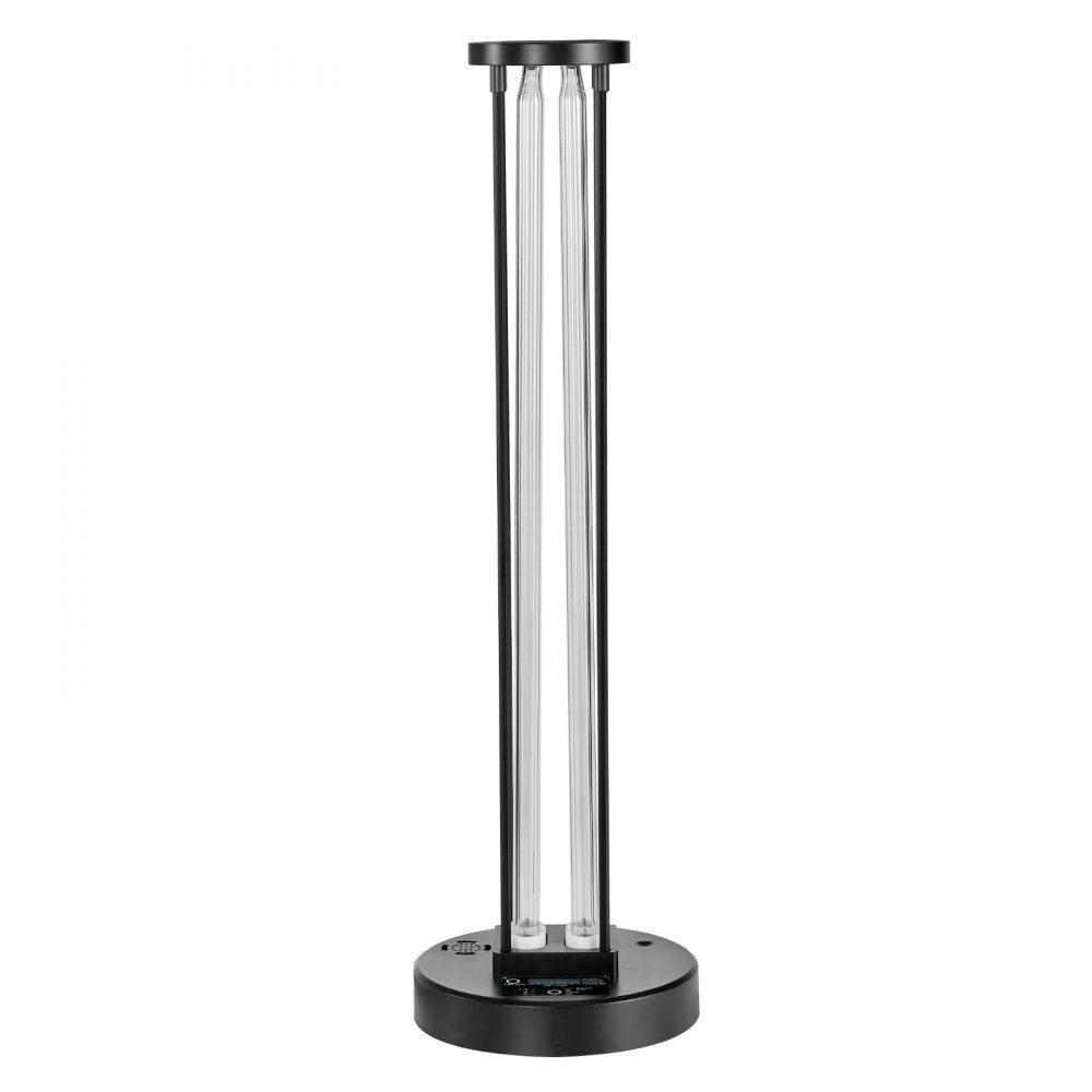 VEVOR UV Light, 110W Ultraviolet Lamp with Ozone Purifier, UVC Lamp with 30/60/120 Minutes 3-Gear Timer and Remote Control, for Room up to 600 sqft, UVO Lights for Living Room, Bedroom, Hotel, School