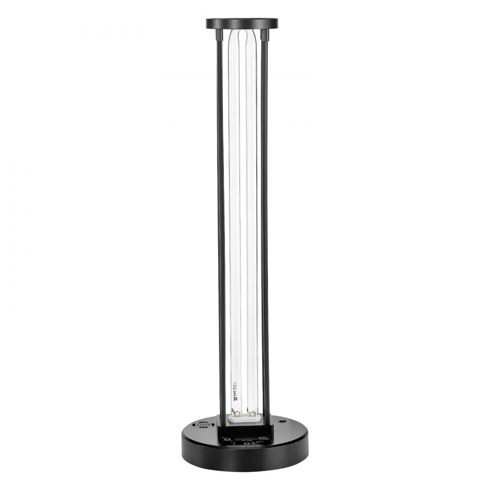 VEVOR UV Light, 55W Ultraviolet Lamp with Ozone Purifier, UVC Lamp with 30/60/120 Minutes 3-Gear Timer and Remote Control, for Room up to 750 sqft, UVO Lights for Living Room, Bedroom, Hotel, School