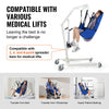 VEVOR Patient Lift Sling with Head Support- Large Size, Universal Patient Lift Sling, Divided Leg Transfer Sling for Bathing, Patient Lift Medical Sling for Elderly, Disabled, Bedridden, 600LBS