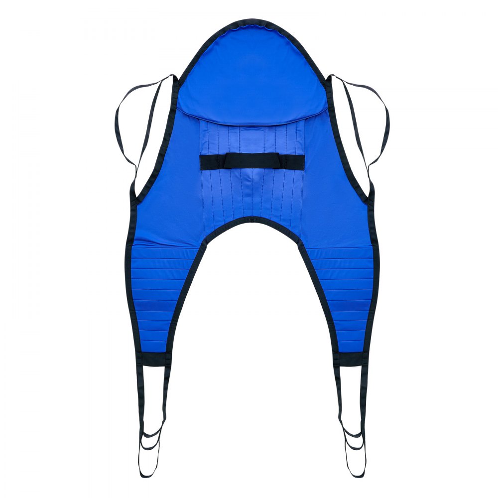 VEVOR Patient Lift U-Sling with Head Support- Medium Size, Divided Leg Transfer Sling for Bathing, Patient Lift Medical Sling for Elderly, Disabled, Bedridden, 600LBS