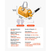 VEVOR Permanent Magnetic Lifter, 1320 lbs Pulling Capacity, Heavy Duty N42 Neodymium Lifting Magnet with Release Handle and Steel Hook, Used in Shop Crane and Hoist, for Lifting Plate Steel, Board