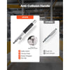 VEVOR Permanent Magnetic Lifter, 2200 lbs Pulling Capacity, Heavy Duty N42 Neodymium Lifting Magnet with Release Handle and Steel Hook, Used in Shop Crane and Hoist, for Lifting Plate Steel, Board