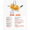 VEVOR Permanent Magnetic Lifter, 2200 lbs Pulling Capacity, Heavy Duty N42 Neodymium Lifting Magnet with Release Handle and Steel Hook, Used in Shop Crane and Hoist, for Lifting Plate Steel, Board