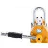 VEVOR Permanent Magnetic Lifter, 880 lbs Pulling Capacity, Heavy Duty N42 Neodymium Lifting Magnet with Release Handle and Steel Hook, Used in Shop Crane and Hoist, for Lifting Plate Steel, Board