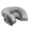 VEVOR Reading Pillow, Large Size U-Shaped Sitting up Pillow, Washable Bed Pillow with Soft Velvet, Bed Rest Back Pillow, Ideal for Reading, Gaming, Resting, Working, Grey