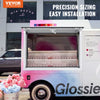 VEVOR Concession Window for Food Truck, 36"x24" Aluminum Alloy Food Truck Service Window, Up to 85 Degrees Stand Serving Window with Awning Door & Drag Hook,  for Food Trucks Concession Trailers