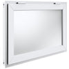 VEVOR Concession Window for Food Truck, 36"x24" Aluminum Alloy Food Truck Service Window, Up to 85 Degrees Stand Serving Window with Awning Door & Drag Hook,  for Food Trucks Concession Trailers